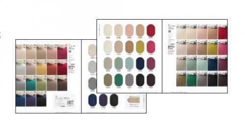 多配色商品を比較しやすく施工例写真を全色掲載