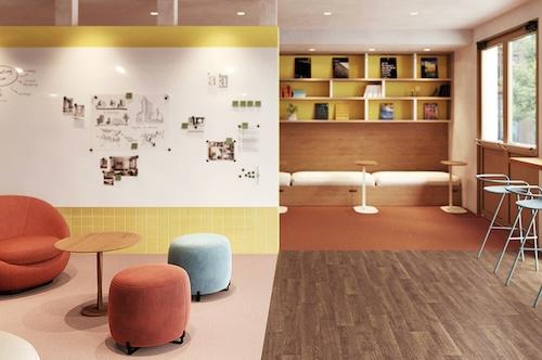 防滑性に優れた床材「ニューセーフティ」