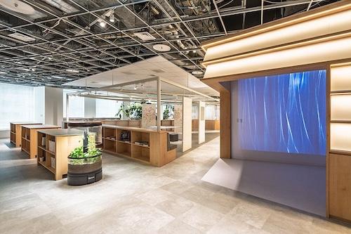 サンゲツデザインアワード 2024受賞作品のプロトタイプが施工されたオフィス