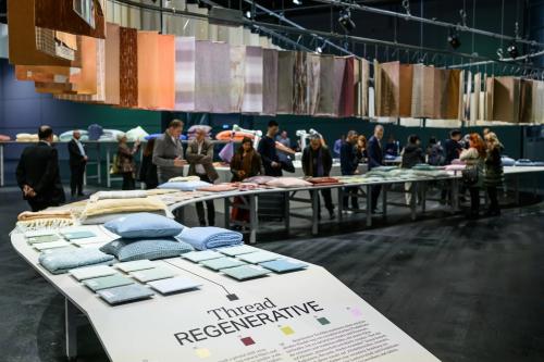 前回のハイムテキスタイルトレンドの展示