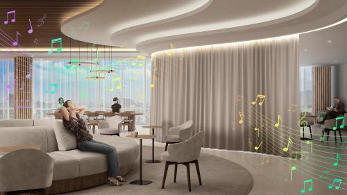 「音の出るファブリック」イメージ