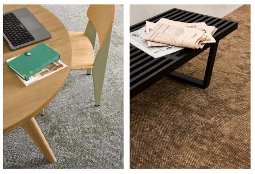 「DESSO Grezzo Bloom & Vivid」(左)と「DESSO Grezzo」(右)