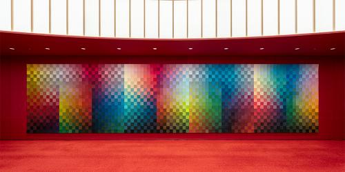 大阪・関西万博の迎賓館に協賛したタペストリー