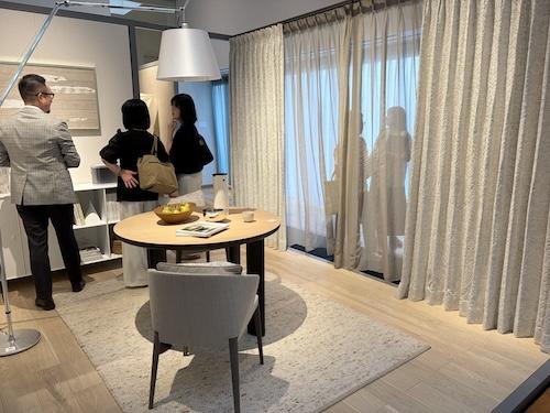 トータルコーディネートのモデル展示