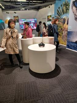 万博で存在感を示したタイルカーペット