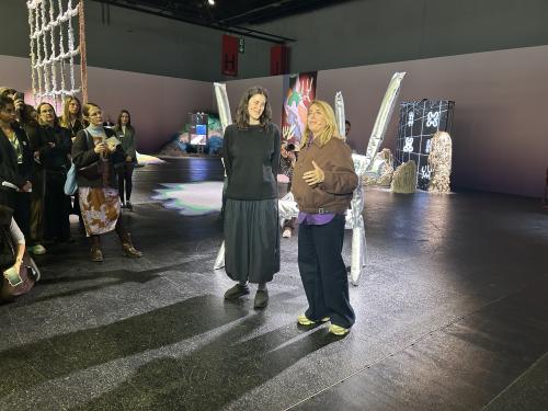 オープニングカンファレンスでの<br>パトリシア・ウルキオラ氏の解説