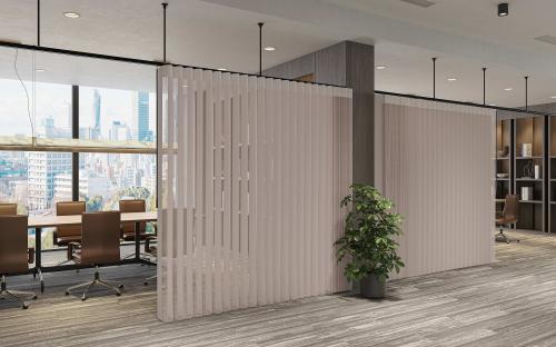 カーテンレール「クロシード」施工例